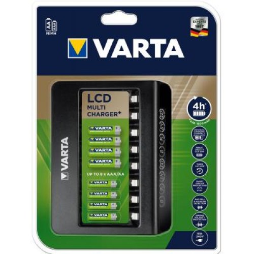 Зарядное устройство для аккумуляторов Varta LCD MULTI CHARGER PLUS (57681101401)
