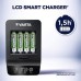 Зарядное устройство для аккумуляторов Varta LCD Smart Plus CHARGER +4*AA 2100 mAh (57684101441)