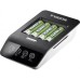 Зарядное устройство для аккумуляторов Varta LCD Ultra Fast Plus Charger +4*AA 2100 mAh (57685101441)