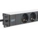 Силовой блок 10" 1U, 16A, 230V 3xSchuko, вилка Schuko Digitus (DN-95411)