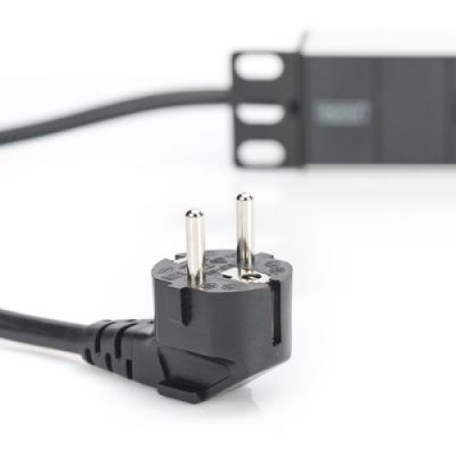 Силовой блок 10" 1U, 16A, 230V 3xSchuko, вилка Schuko Digitus (DN-95411)