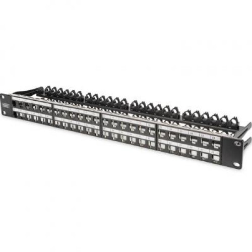 Патч-панель 19" 1U для 48-х модулей Keystone, наборная Digitus (DN-91424)