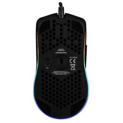 Мышка Modecom Shinobi 3360 Volcano USB Black (M-MC-SHINOBI-3360-100)