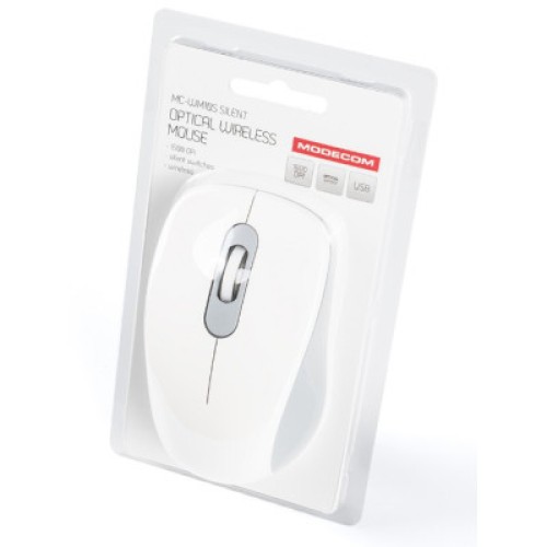 Мышка Modecom MC-WM10S Silent Wireless White (M-MC-WM10S-200)