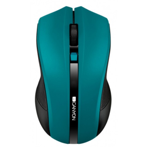 Мышка Canyon MW-5 Wireless Green-Black (CNE-CMSW05G)
