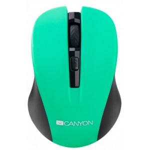 Мишка Canyon CNE-CMSW1GR Wireless Black-Green (CNE-CMSW1GR)