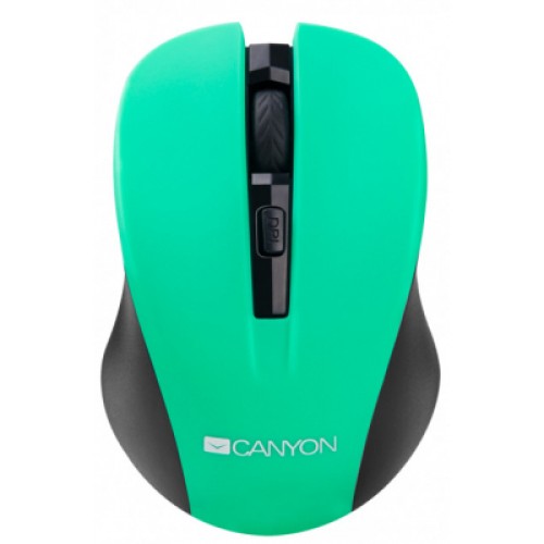 Мышка Canyon CNE-CMSW1GR Wireless Black-Green (CNE-CMSW1GR)