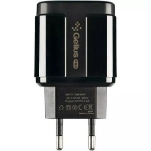 Зарядное устройство Gelius Pro Avangard GP-HC06 2USB 2.4A + Cable iPhone X Black (00000075587)