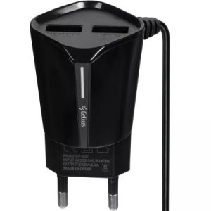 Зарядное устройство Gelius Pro Edition Auto ID 2USB + Cable Type-C 2.4A Black (00000072152)