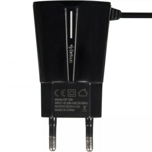 Зарядное устройство Gelius Pro Edition Auto ID 2USB + Cable Type-C 2.4A Black (00000072152)