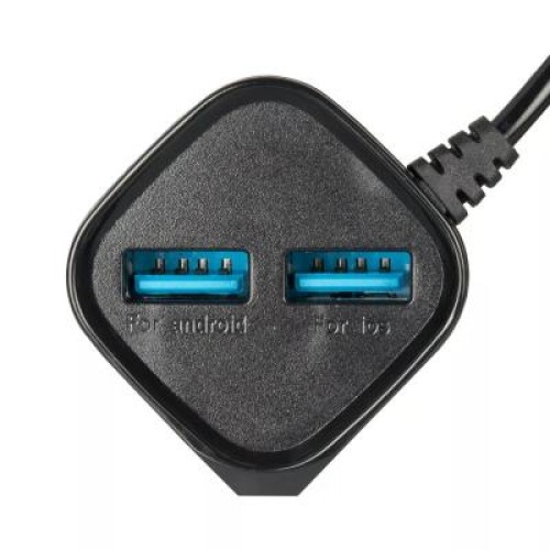 Зарядное устройство Gelius Pro Edition Auto ID 2USB + Cable Type-C 2.4A Black (00000072152)
