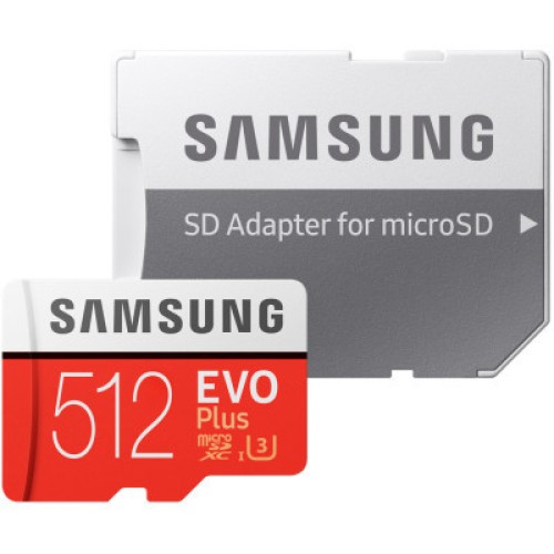Карта памяти Samsung 512GB microSD class 10 UHS-I U3 Evo Plus V2 (MB-MC512HA/RU) Карта памяти Samsung 512GB microSD class 10 UHS-I U3 Evo Plus V2 (MB-MC512HA/RU)