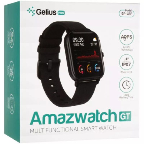 Смарт-часы Gelius Pro (AMAZWATCH GT) (IPX7) Black (AMAZWATCH GT Black)