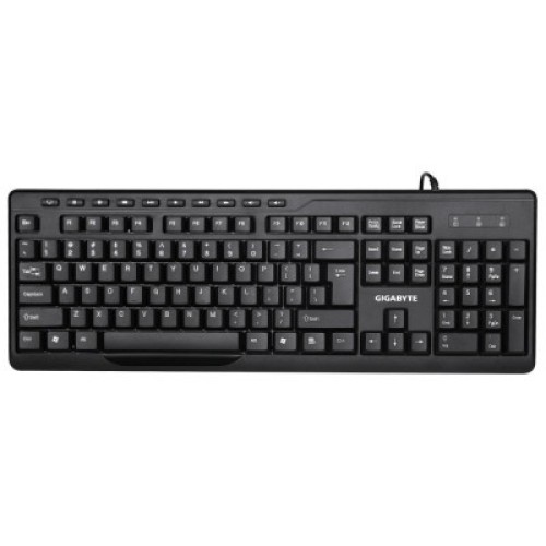 Комплект GIGABYTE GK-KM6300 USB UKR Black (GK-KM6300)
