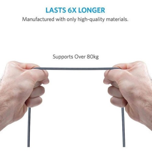 Дата кабель USB 2.0 AM to Lightning 1.8m Powerline Select+ Black Anker (A8013H11) Дата кабель USB 2.0 AM to Lightning 1.8m Powerline Select+ Black Anker (A8013H11)