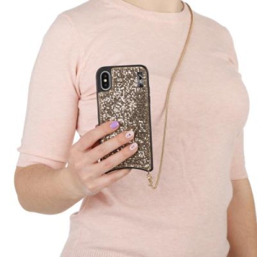 Чехол для мобильного телефона BeCover Glitter Wallet Apple iPhone Xs Max Gold (703622) (703622)
