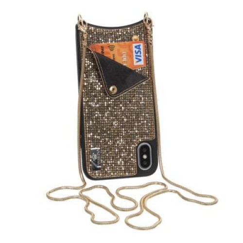Чехол для мобильного телефона BeCover Glitter Wallet Apple iPhone Xs Max Gold (703622) (703622)