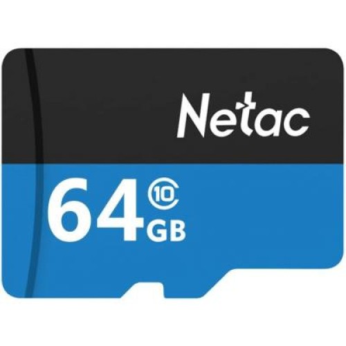 Карта памяти Netac 64GB microSD class 10 UHS-I U1 (NT02P500STN-064G-S) Карта памяти Netac 64GB microSD class 10 UHS-I U1 (NT02P500STN-064G-S)