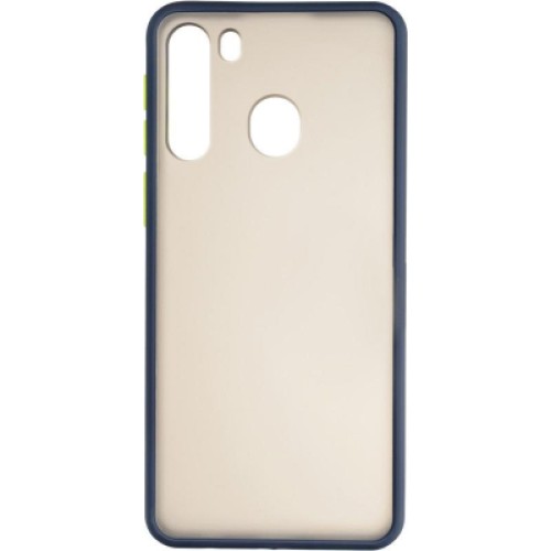 Чехол для мобильного телефона Gelius Bumper Mat Case for Samsung A215 (A21) Blue (00000079432)