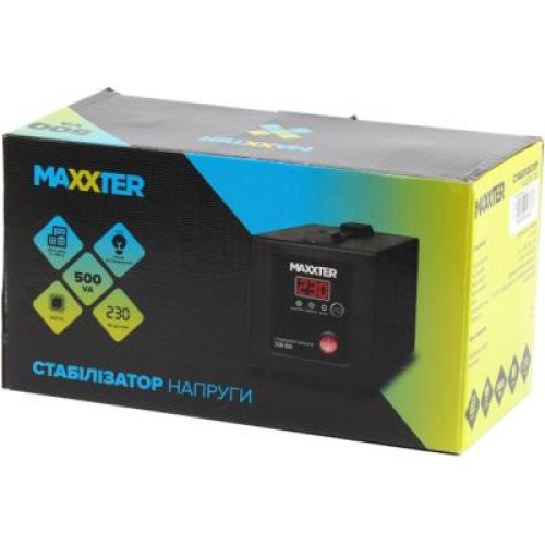 Стабилизатор Maxxter MX-AVR-E500-01