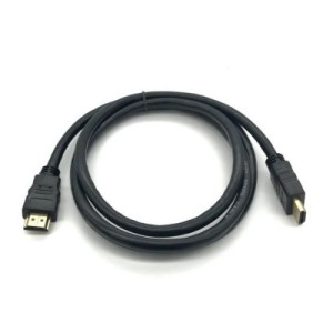Кабель мультимедийный HDMI to HDMI 0.8m v1.4, OD-7.5mm Merlion (YT-HDMI(M)/(M)HS-0.8m)