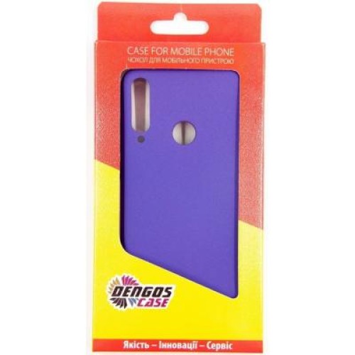 Чехол для мобильного телефона Dengos Carbon Huawei Y6p, violet (DG-TPU-CRBN-79) (DG-TPU-CRBN-79)