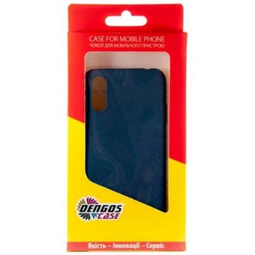 Чехол для мобильного телефона Dengos Carbon Samsung Galaxy A01, blue (DG-TPU-CRBN-56) (DG-TPU-CRBN-56)