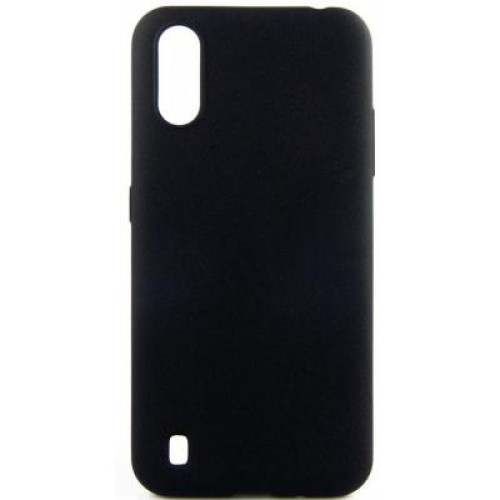 Чехол для мобильного телефона Dengos Carbon Samsung Galaxy A01, black (DG-TPU-CRBN-54) (DG-TPU-CRBN-54)