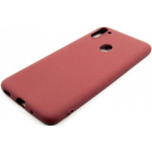 Чехол для мобильного телефона Dengos Carbon Samsung Galaxy M11, red (DG-TPU-CRBN-69) (DG-TPU-CRBN-69)