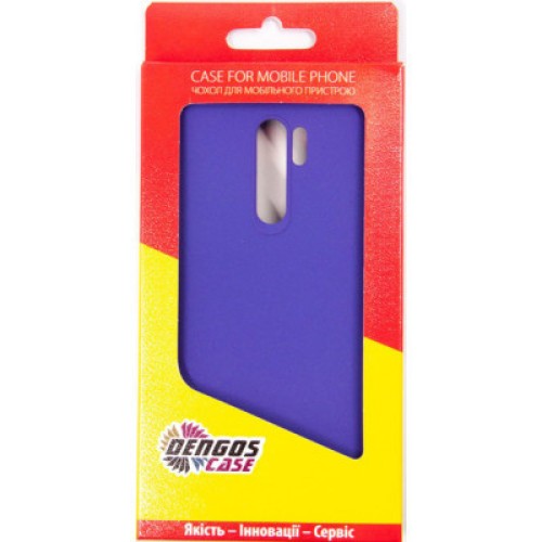 Чехол для мобильного телефона Dengos Carbon Xiaomi Redmi 9, violet (DG-TPU-CRBN-85) (DG-TPU-CRBN-85)
