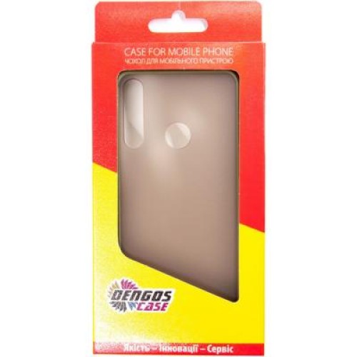 Чехол для мобильного телефона Dengos Matt Huawei Y6P, green (DG-TPU-MATT-55) (DG-TPU-MATT-55)