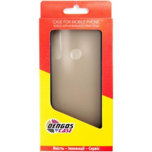 Чехол для мобильного телефона Dengos Matt Huawei Y6P, blue (DG-TPU-MATT-56) (DG-TPU-MATT-56)