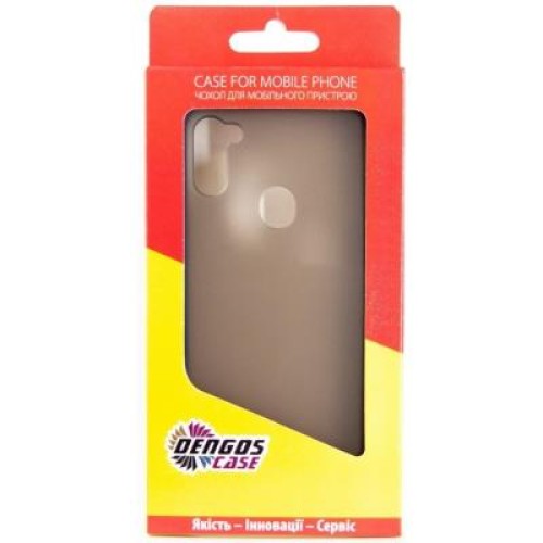 Чехол для мобильного телефона Dengos Matt Samsung Galaxy M11, black (DG-TPU-MATT-47) (DG-TPU-MATT-47)