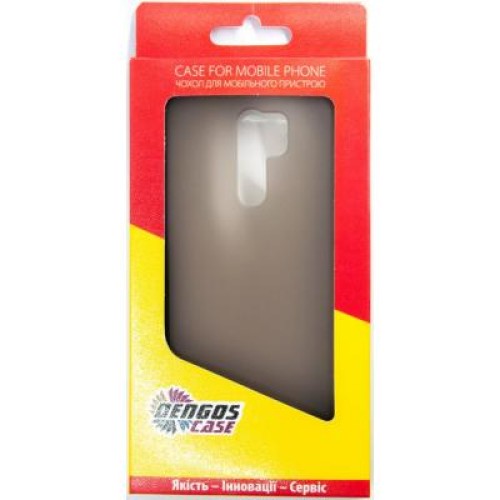 Чехол для мобильного телефона Dengos Matt Xiaomi Redmi 9, black (DG-TPU-MATT-57) (DG-TPU-MATT-57)