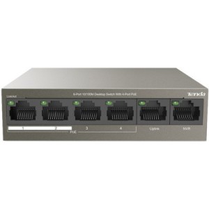 Коммутатор сетевой Tenda TEF1106P-4-63W
