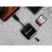 Считыватель флеш-карт Transcend USB 3.2 Gen 1 Type-C SD/microSD Black (TS-RDC3)