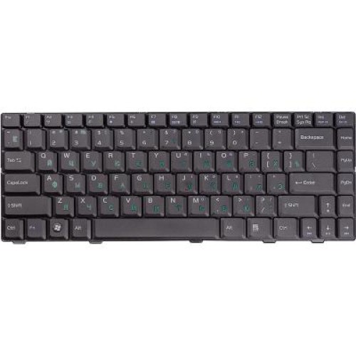 Клавиатура ноутбука ASUS F80, F82, K41 черн (KB310772)