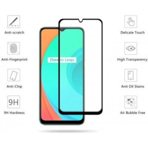 Стекло защитное Drobak Realme C11 Full Cover Full Glue (Black) (222223) (222223)