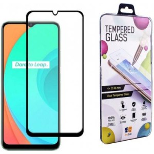 Стекло защитное Drobak Realme C11 Full Cover Full Glue (Black) (222223) (222223)