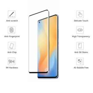 Стекло защитное Drobak Vivo X50 Full Cover Full Glue (Black) (222227) (222227)