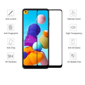 Стекло защитное Drobak Samsung A21S (Black) (121277) (121277)