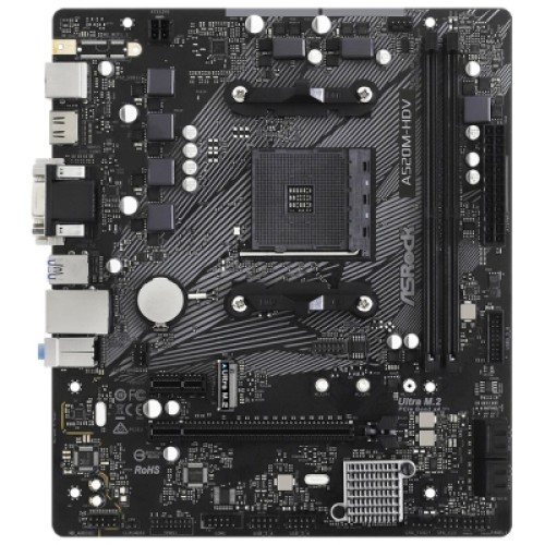 Материнская плата ASRock A520M-HDV
