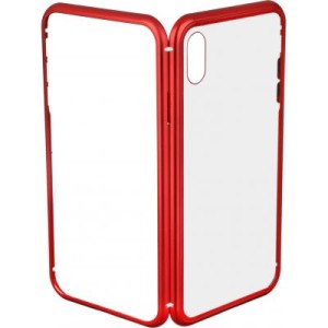 Чохол до мобільного телефона Armorstandart Magnetic Case 1 Gen. iPhone XS Max Clear/Red (ARM53391)