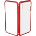 Чехол для мобильного телефона Armorstandart Magnetic Case 1 Gen. iPhone XS Max Clear/Red (ARM53391)