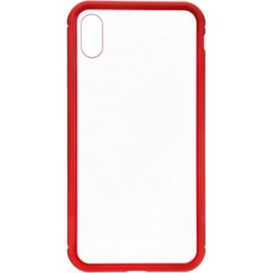 Чохол до мобільного телефона Armorstandart Magnetic Case 1 Gen. iPhone XS Max Clear/Red (ARM53391)
