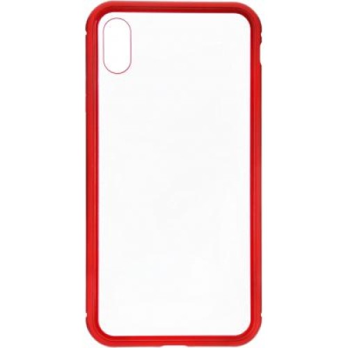 Чехол для мобильного телефона Armorstandart Magnetic Case 1 Gen. iPhone XS Max Clear/Red (ARM53391)