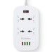 Сетевой фильтр питания ColorWay 4 розетки/4USB White 1.8м (1QC3.0 + 3 AUTO ID) (CW-CHU44QW)