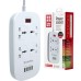Сетевой фильтр питания ColorWay 4 розетки/4USB White 1.8м (1QC3.0 + 3 AUTO ID) (CW-CHU44QW)