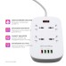 Сетевой фильтр питания ColorWay 4 розетки/4USB White 1.8м (1QC3.0 + 3 AUTO ID) (CW-CHU44QW)
