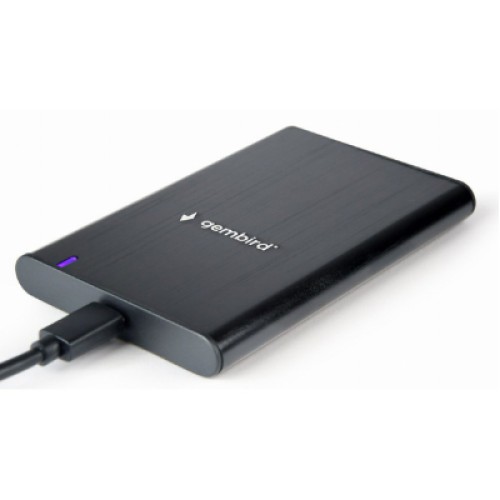 Карман внешний Gembird 2.5" USB3.1 alum black (EE2-U3S-6)